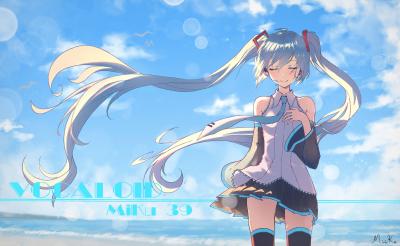 初音未来4K电脑壁纸-萌图百科