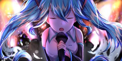 初音未来4K电脑壁纸-萌图百科