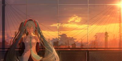 初音未来4K电脑壁纸-萌图百科