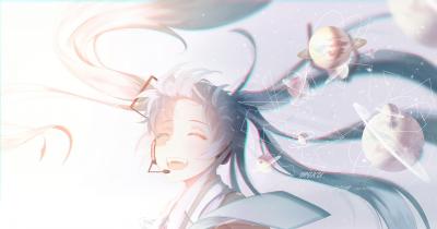 初音未来4K电脑壁纸-萌图百科