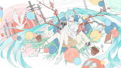 初音未来4K电脑壁纸-萌图百科
