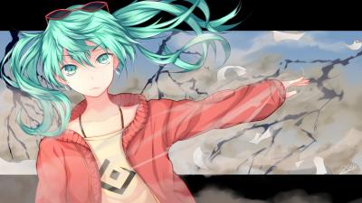 初音未来4K电脑壁纸-萌图百科
