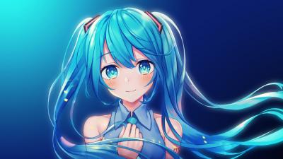 初音未来4K电脑壁纸-萌图百科