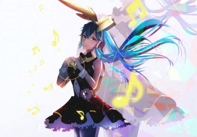 初音未来4K电脑壁纸-萌图百科