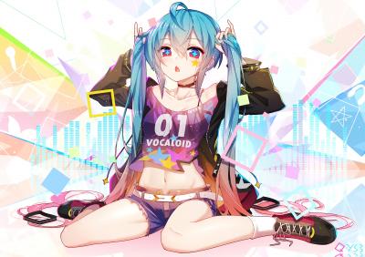 初音未来4K电脑壁纸-萌图百科
