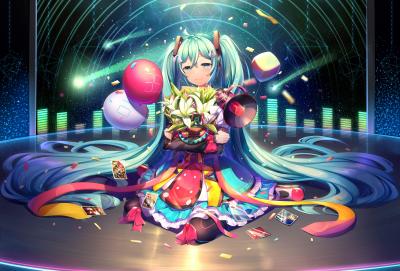 初音未来4K电脑壁纸-萌图百科