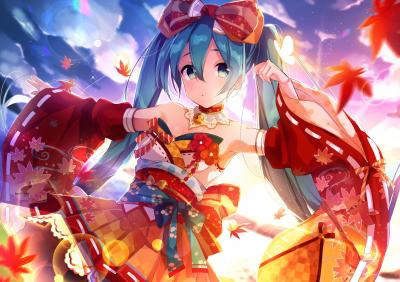 初音未来4K电脑壁纸-萌图百科