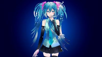 初音未来4K电脑壁纸-萌图百科