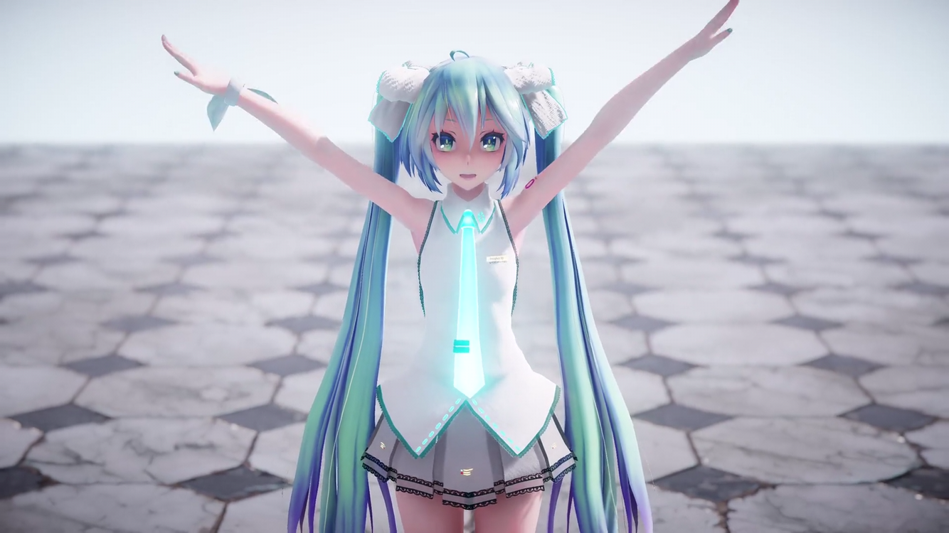 图片[3]-[自截]手办级别的miku分享MMD 截图-月宅酱的博客