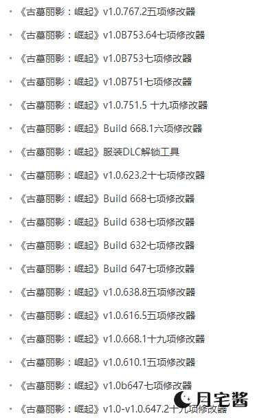 图片[2]-{资源}古墓丽影10免安装相关资源下载，群内用-月宅酱的博客