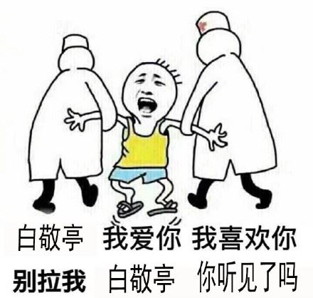 白敬亭迷妹专用表情包-壁次元