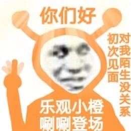 乐观小橙表情包（ Cr: 猪曼）-萌图百科