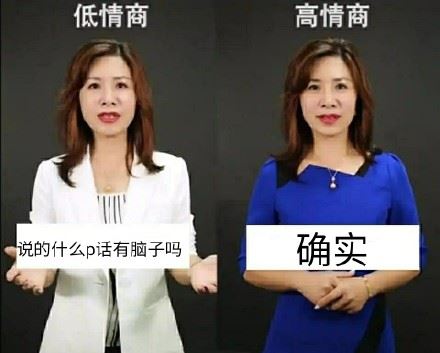 高情商&低情商表情包-壁次元