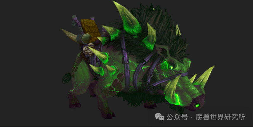 图片[3]-魔兽世界：魔兽：第一次觉得猪当坐骑也那么帅！最帅邪能猪猪即将登陆商栈！-萌图百科