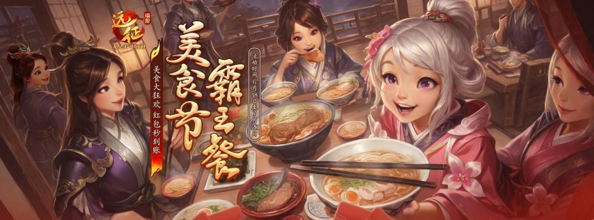 图片[2]-美食红包再加倍，远征请你吃大餐！《远征OL》邀你相约美食节！-萌图百科