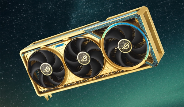 华硕推出ROG RTX 5080 Dhahab显卡：外观同样奢华-萌图百科