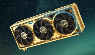 华硕推出ROG RTX 5080 Dhahab显卡：外观同样奢华-萌图百科