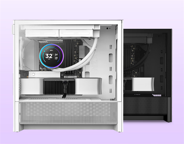 NZXT推出新款H3 Flow机箱：M-ATX中塔 黑白同价429元-萌图百科