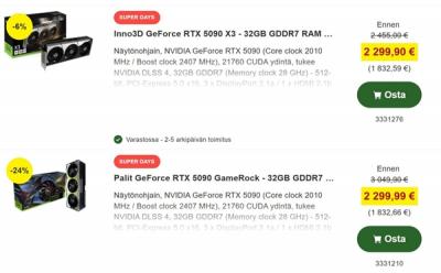 首次！RTX 5090跌破建议售价：中国玩家悲催-萌图百科
