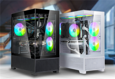 银昕推出LUCID 05海景房机箱：ATX规格 支持410mm显卡-萌图百科