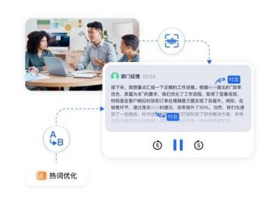 讯飞听见语音转写引擎重磅升级！中英粤自由说  AI纪要轻松掌控笔记图片重点-萌图百科
