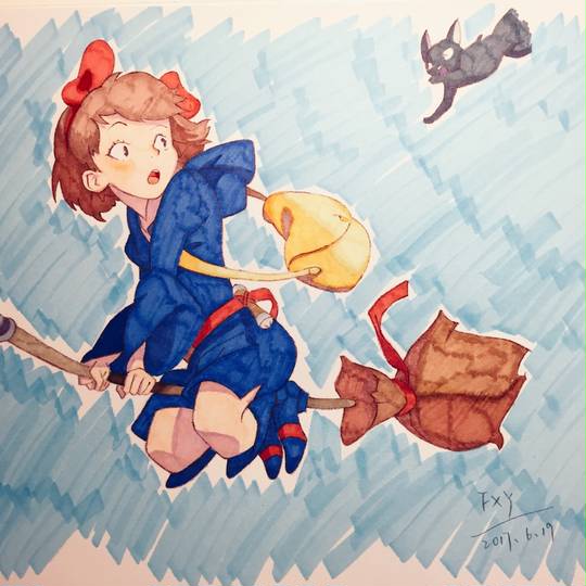 《魔女宅急便》吉卜力头像图片