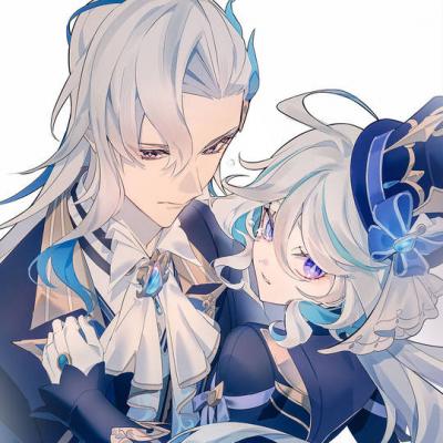 《原神》水之魔神·芙宁娜头像图片，如今已经走下舞台-萌图百科