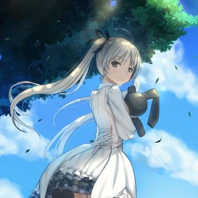 《悠之空》春日野穹清纯风头像图片16张-萌图百科