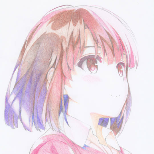 女孩子, 彩色铅笔, 手绘, 临摹, 深崎暮人, 加藤惠, 路人女主, 冴えない彼女の育て方, 路人女主的养成方法1000收藏