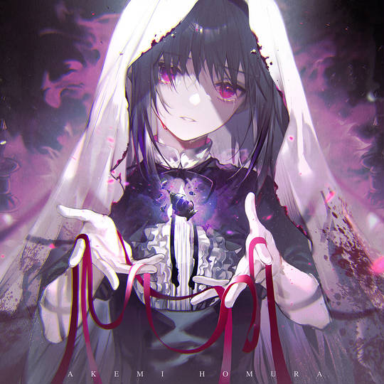 女孩子, 魔法少女小圆, 晓美焰, veil, 喪服ほむら, goth Homura, 病娇, まどか☆マギカ50000users入り