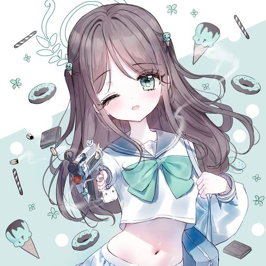 栗村爱莉《蔚蓝档案》头像图片