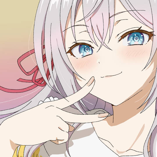 临摹, 不时轻声地以俄语遮羞的邻座艾莉同学, 艾莉莎·米哈伊洛芙娜·九条, 美少女, Alya图片