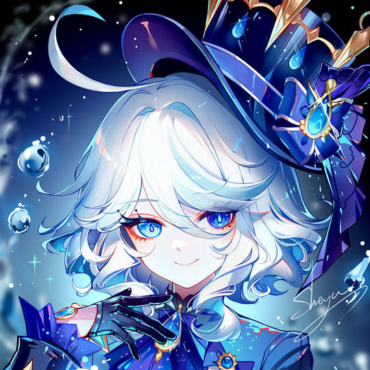 《原神》水之魔神·芙宁娜头像图片