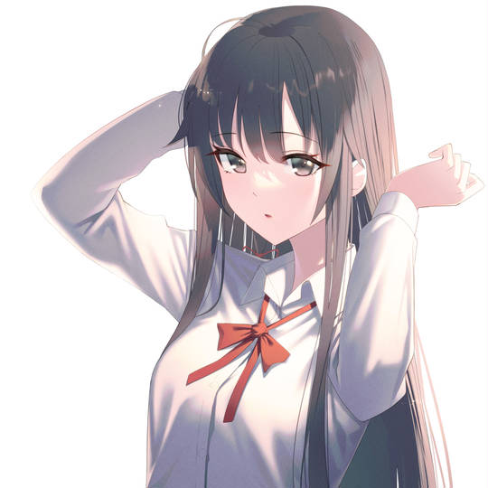 女孩子, 春物, JK, 果然我的青春恋爱喜剧搞错了。, 雪之下雪乃, Yukinon, 黑发, 长发, 乳帐, 春物1000收藏