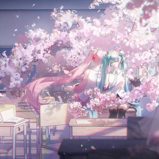 初音未来之樱未来超美头像图片16张