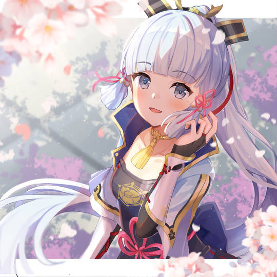 最新的p站pixiv原神神里绫华头像图片