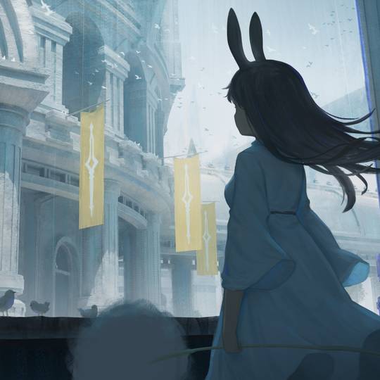 图片[10]-兔子耳朵（Rabbit）可爱女孩头像图片，独美的气质-萌图百科
