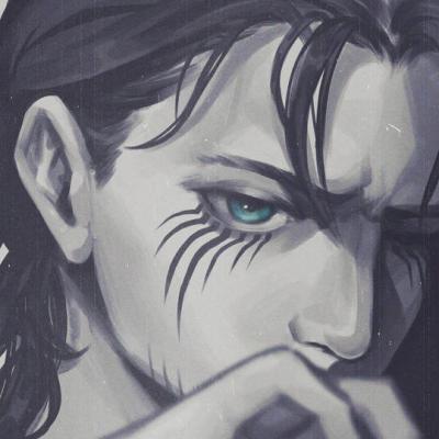 《进击的巨人》男主艾伦·耶格尔忧郁风头像图片-萌图百科
