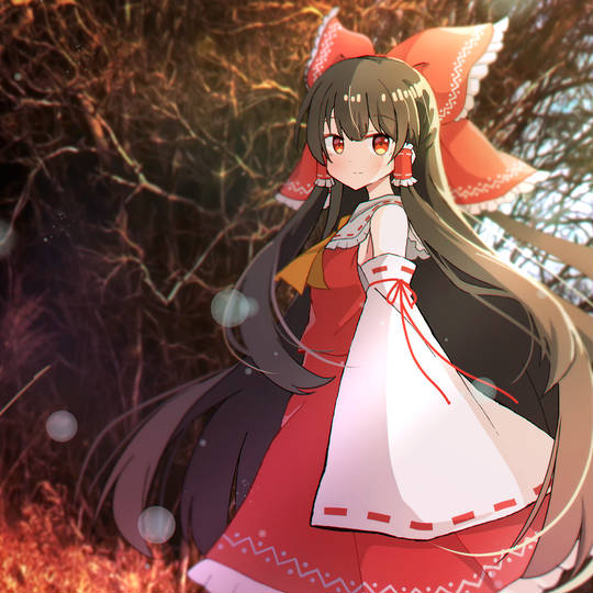 小女孩, 东方Project, 博丽灵梦图片