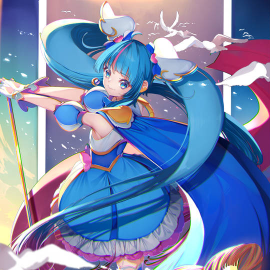 图片[3]-索拉·哈雷瓦塔尔《Hanging sky！ 光之美少女》头像图片，天空天使啊-萌图百科