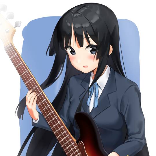 轻音少女, 少女, bass, 吉他, 京阿尼, 轻音少女100收藏, 秋山澪