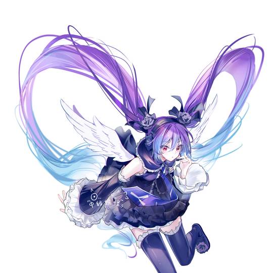 初音未来最新的P站自截头像图片，超爱MIKU