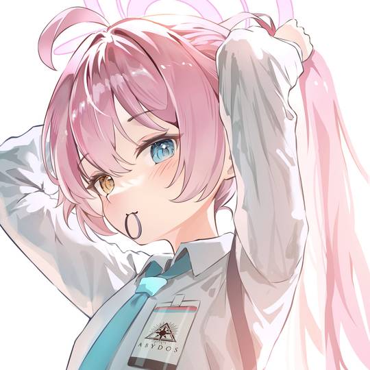 碧蓝档案, ブルアカ, BlueArchive, 小鳥遊ホシノ, ブルーアーカイブ1000users入り
