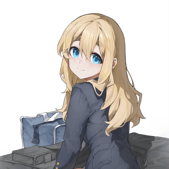 女孩子, 少女, 轻音少女, 同人, 琴吹紬, 金发, 金发碧眼, 高校生, 美少女, 及膝袜