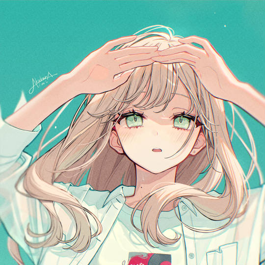 pixiv好多女生头像图片