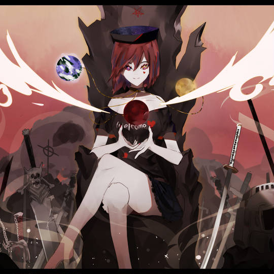 图片[2]-赫卡提亚·拉碧斯拉祖利（Hecatia Lapislazuli）东方Project头像图片-萌图百科