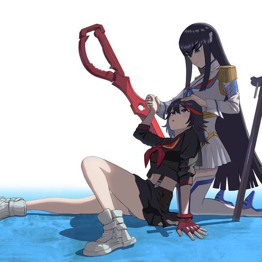 动画《斩服少女》女主缠流子高清头像图片-萌图百科