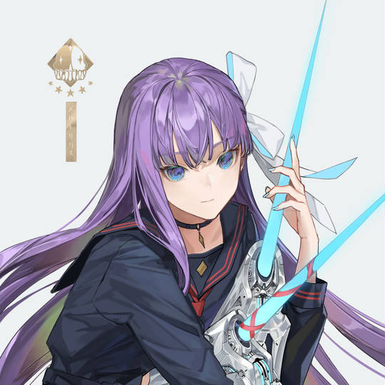学生感觉的水手服少女头像图片