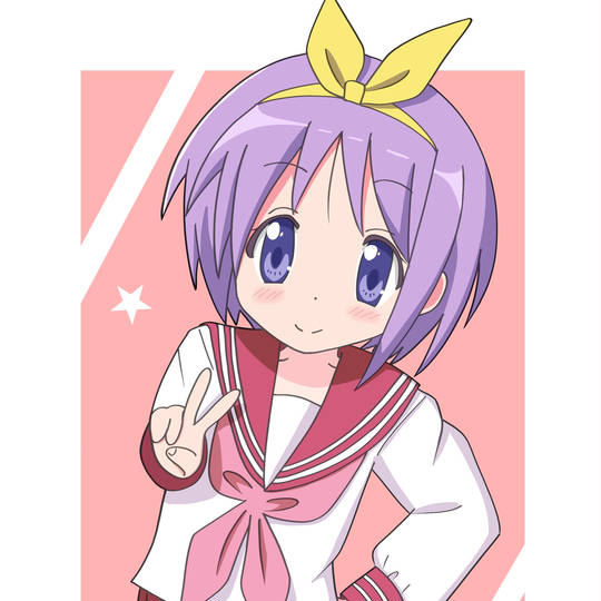 幸运星, girl, 女孩子, 水手服, lucky_star, Lucky Star, 柊司