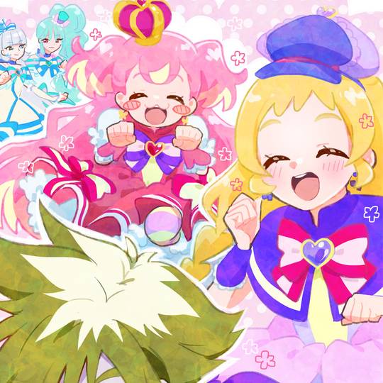Wonderful光之美少女！, トラメ(プリキュア), Cure Wonderful, Cure Friendy, Cure Nyammy, Cure Lillian, ワンダフレニャミリリ, わんぷり100users入り